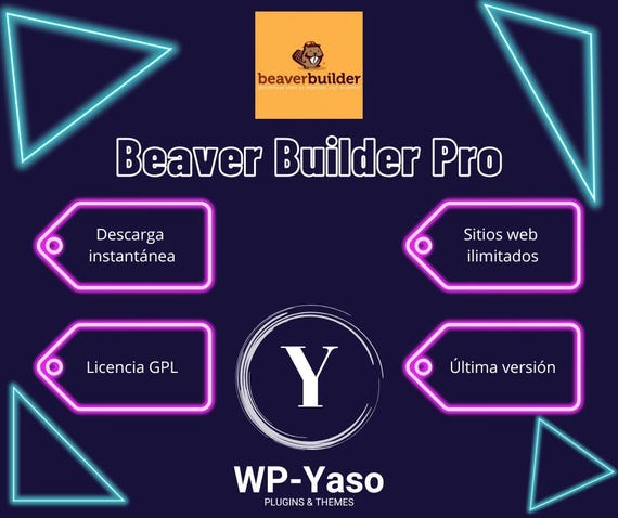 Beaver Builder Pro - Plugin de Construcción de Páginas, Updates de por Vida, GPL