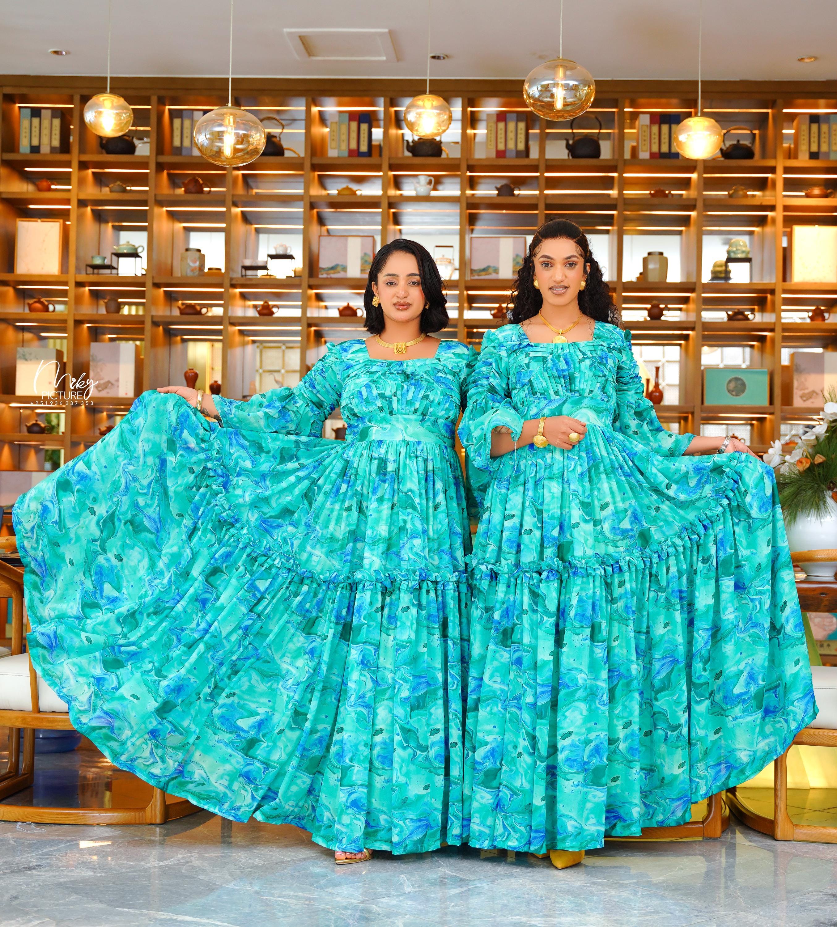 Chiffon Dress Habesha Dress UK