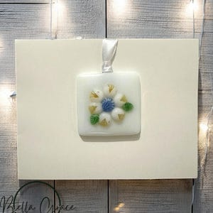 Fused Glass Greeting Card, Notecard, Mother’s Day, Birthday, Thank you, Any Occasion