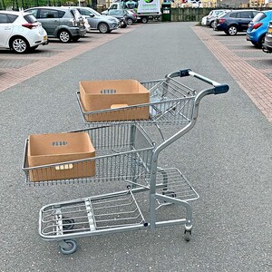 Opbergkratje, Boodschappenkratje, Gereedschapskratje, Set van 3 ex., Bewaren, Transporteren, Organiseren, Opbergen, Draagvermogen tot 100 kg