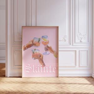 Aesthetic Cocktails | Irish printable wall print | Slainte