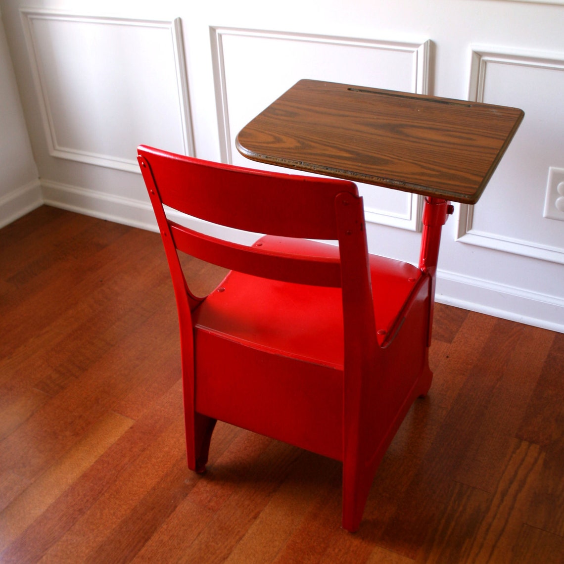 Old School Vintage School Desk and Chair. By American Desks Etsy