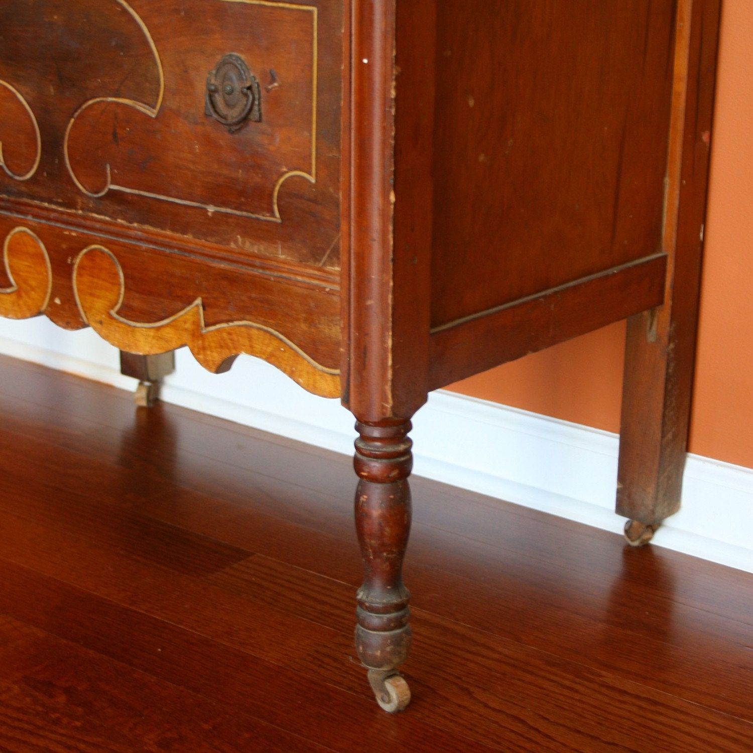 Antique Highboy Chest of Drawers. 1930s. Walnut. Bohemian Etsy