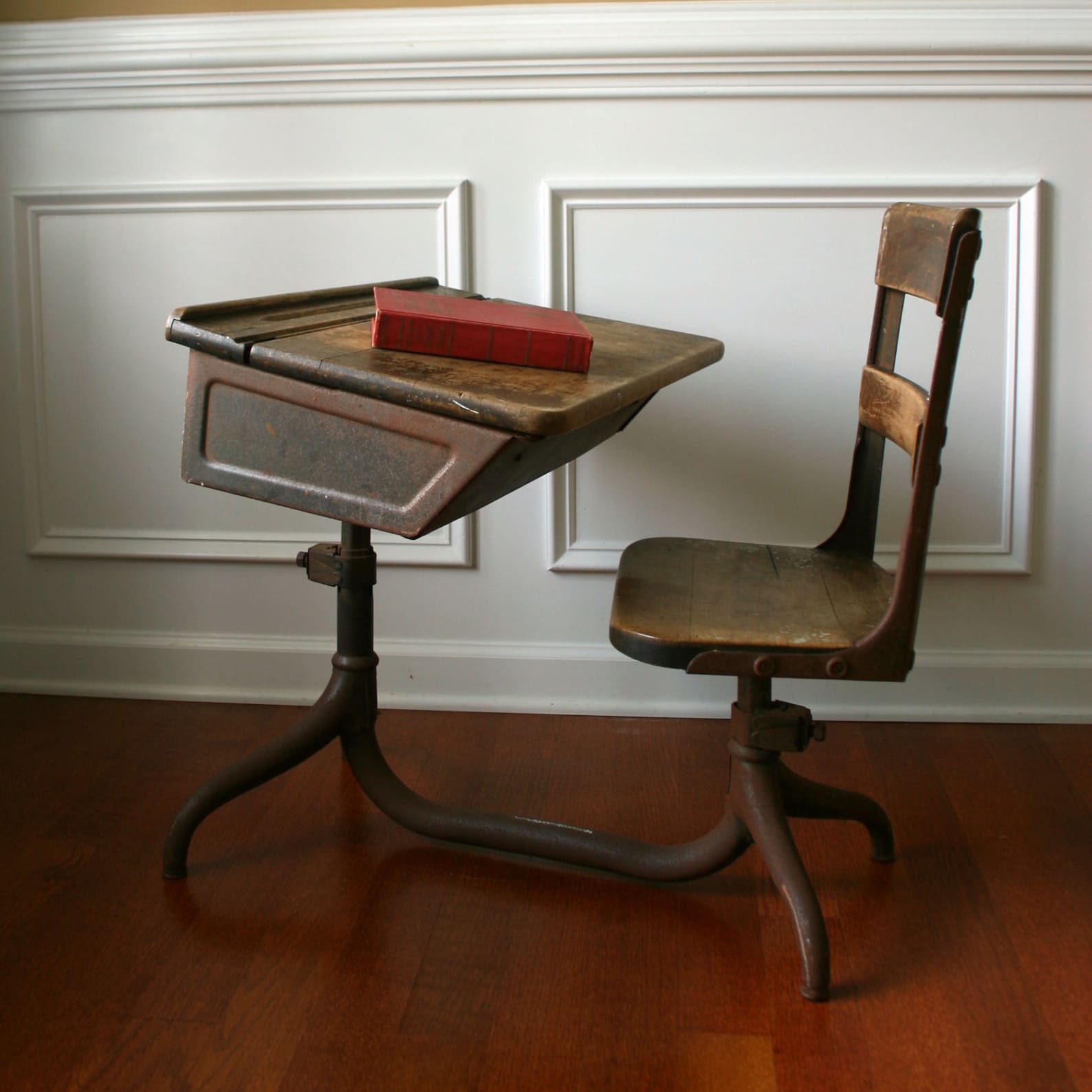Vintage School Desk. Wooden. Antique. Childrens. 1930s. Etsy
