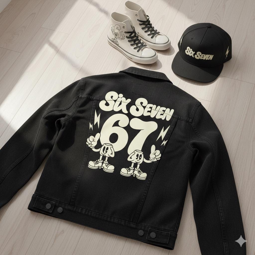 67 Meme Sublimation Design • Retro Graffiti Streetwear (digital ...