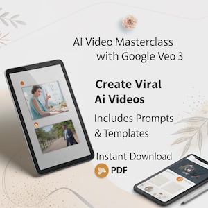 AI Video Masterclass PDF with Prompts – Learn Veo 3 Google Tool – Viral AI Video Course