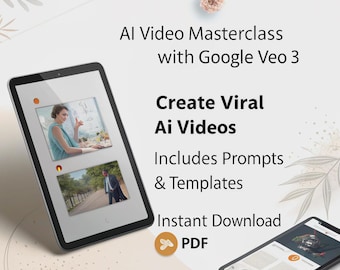 Clase magistral de video con IA (PDF): Guía de Google Veo 3 y sugerencias virales