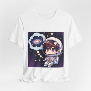 Bonita camiseta de astronauta para amantes del espacio, unisex, con gráficos cósmicos, ideal para regalar, divertida camiseta galáctica, con dibujos del espacio.