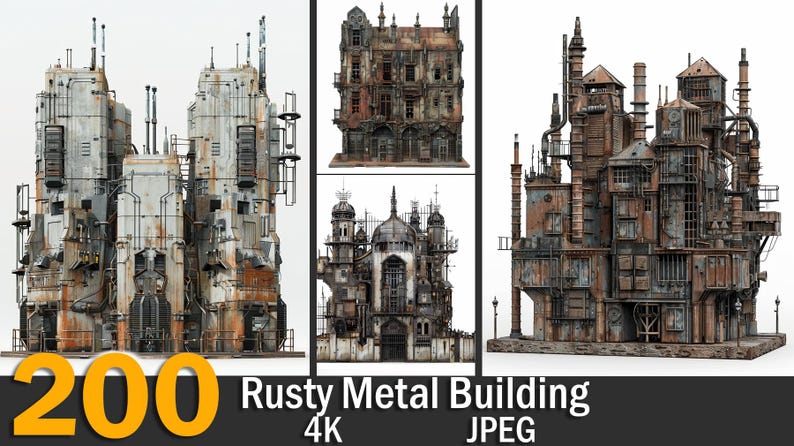 Rusty Metal Building - 200 High-resolution Images - Etsy