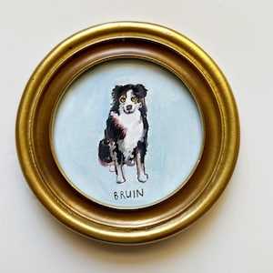 Portret zwierzaka malowany ręcznie na zamówienie