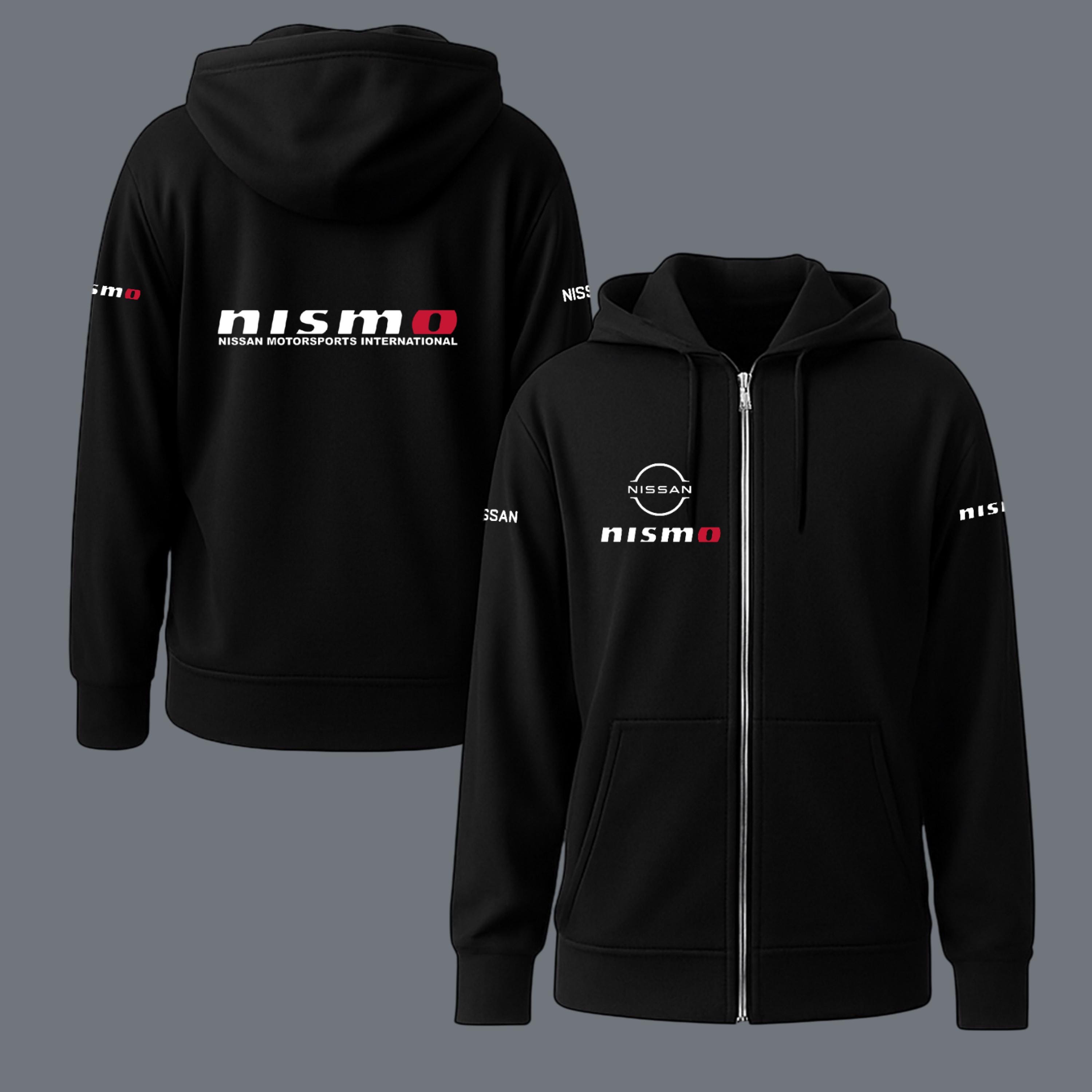 Nissan Nismo Racing Team Zip Hoodie – Premium Cotton Motorsport