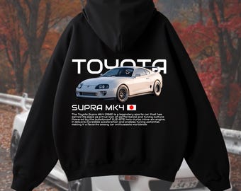 Sudadera Toyota Supra MK4 – Regalo para entusiastas de los coches JDM