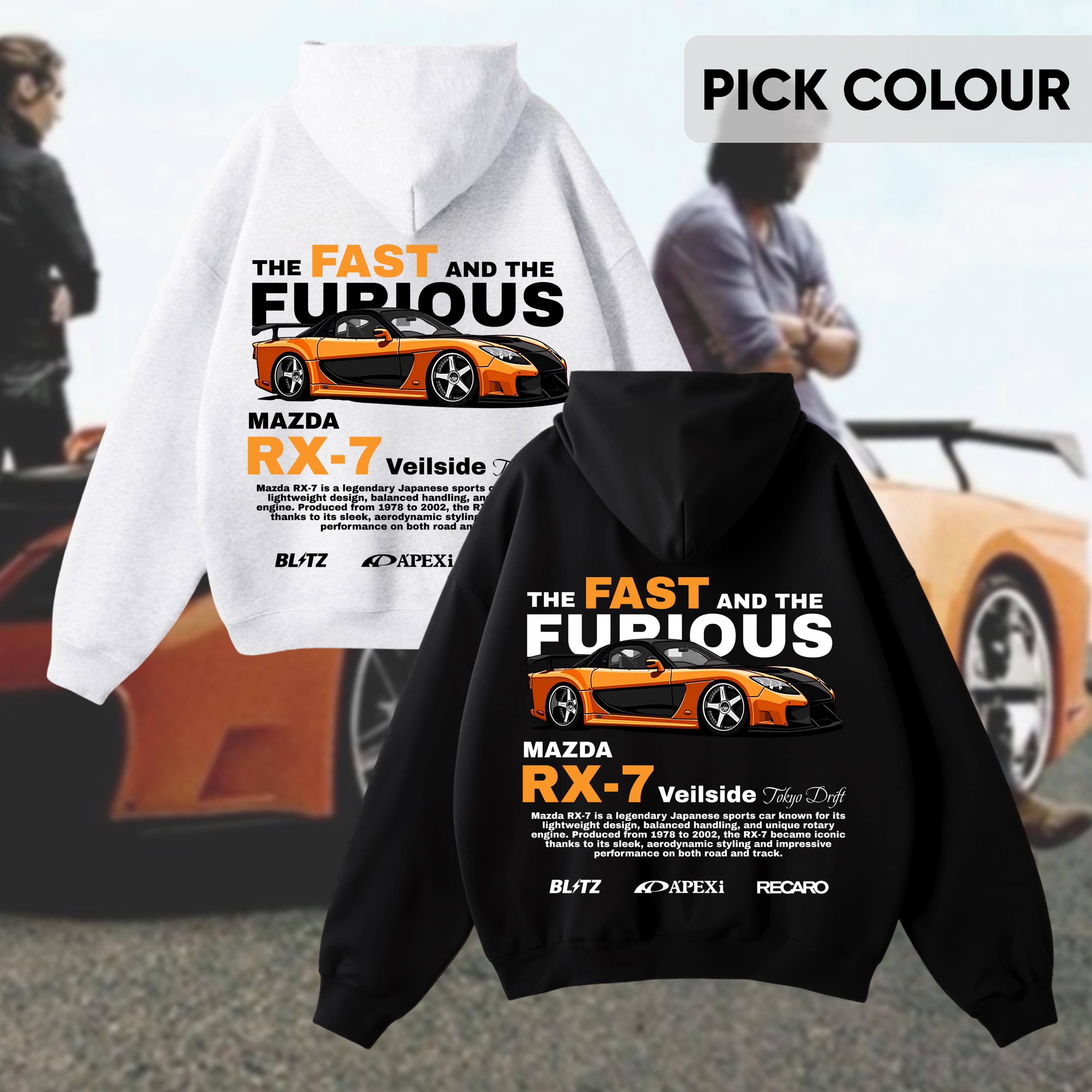 Mazda RX-7 Veilside Hoodie: Fast & Furious JDM Graphic - Etsy
