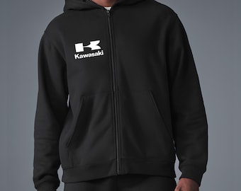 H95 Kawasaki Zx7-r Inspired Hoodie Hoody Grey Great Dads Mens Gift