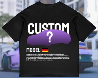 Custom Car T-Shirt: Personalized Automotive Fan Tee