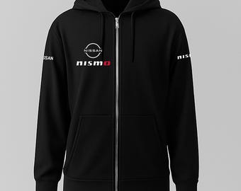Nissan Nismo Racing Team Zip Hoodie – Premium Cotton Motorsport