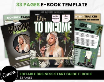 PLR EBook to Resell, 33 Pages, Digital Ebook Template, Ebook Cover, Canva Template , DFY Ebook, Digital Product
