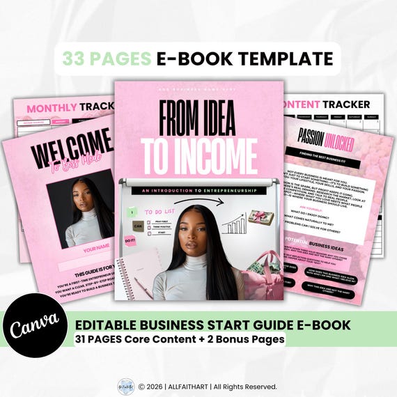 PLR EBook to Resell, 33 Pages, Digital Ebook Template, Ebook Cover, Canva Template , DFY Ebook, Digital Product,