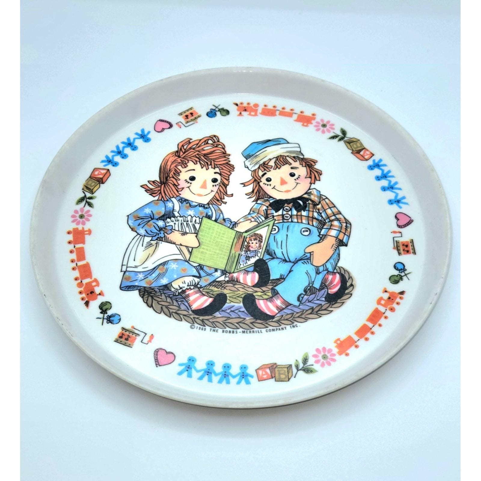 Raggedy Ann and Andy Plate - Etsy