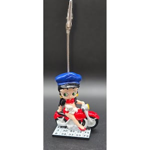 Betty Boop on Motorcycle Figurine - Etsy
