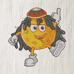 Crazy Bulgogi Embroidery, Machine Embroidery Design, Available in 5 Sizes, Instant Download