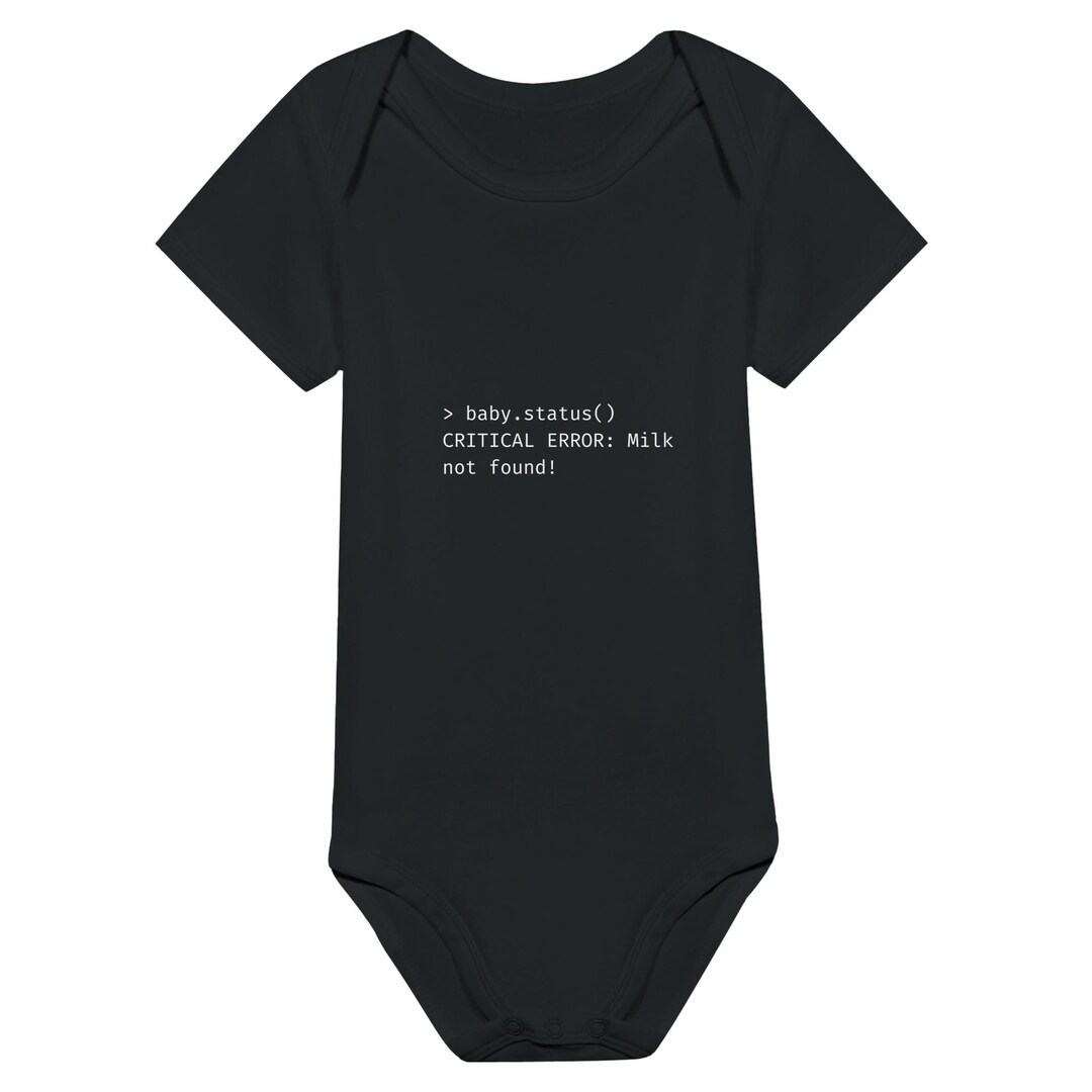 Funny Programmer Baby Bodysuit - Unique Onesie for Coder Parents ...
