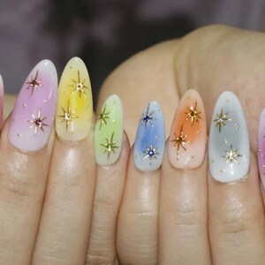 Wedding nails ,Flower Nails hand painted nail,custom press on nails,3D Nails,Campanula Nails,Acrylic Nails  ,floral nails,Purple Nails,gift