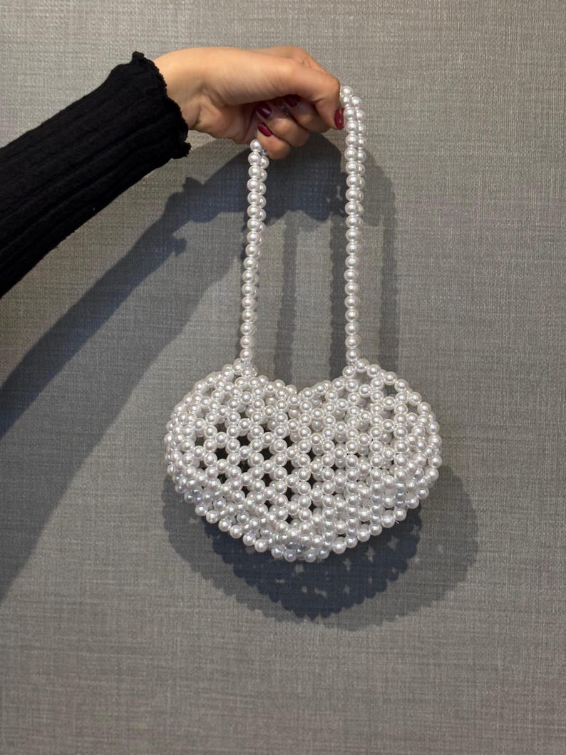 Beaded Heart Bag main image 1