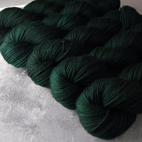 Green Superwash Wool Yarn Etsy