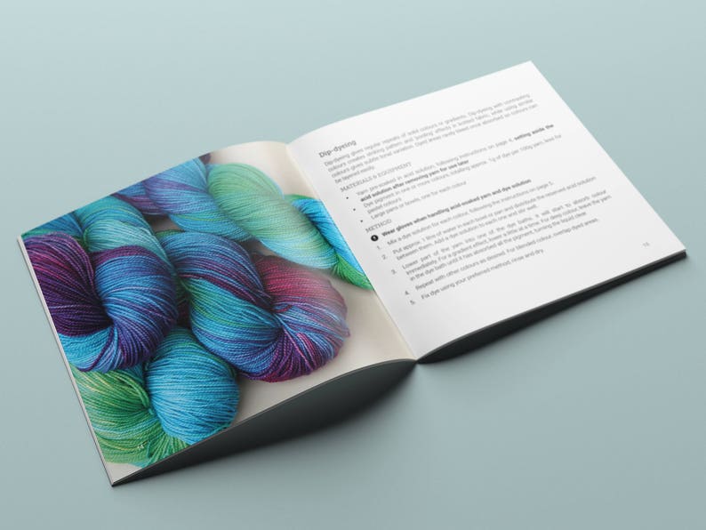 Hand Painted Yarn Dyeing Kit 100g Superwash Pure Merino or Etsy