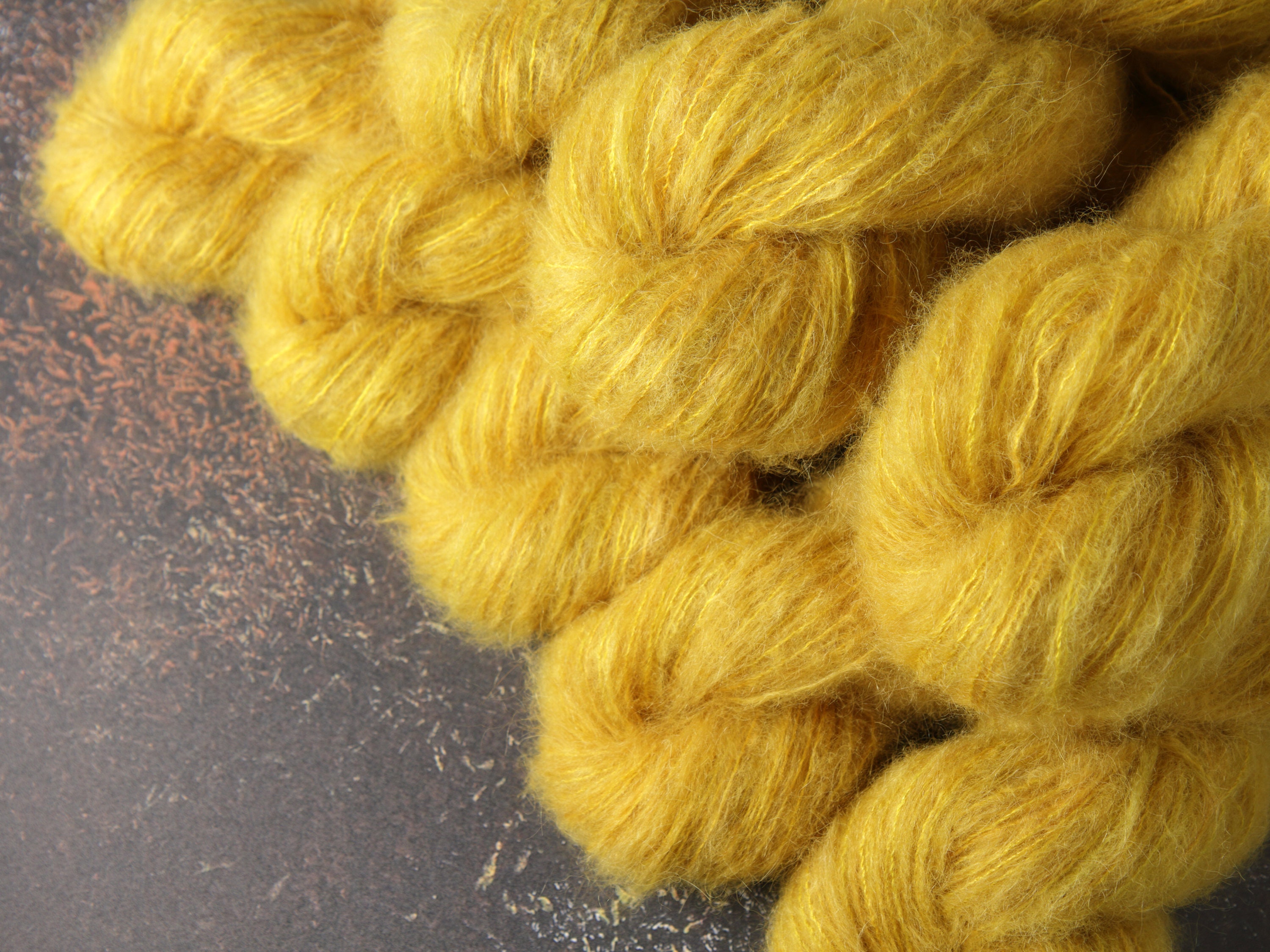 Hand Dyed Yarn. DK Weight Superwash Merino Wool. HONEY MUSTARD. Soft Tonal  Yellow Gold Indie Dyer Yarn. Wool Yarn for Knitting Crochet 