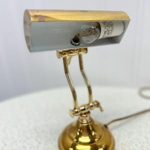 Vintage brass desk lamp