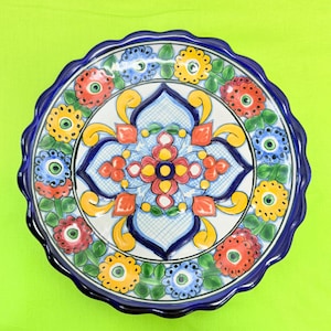 Talavera hand painted plate