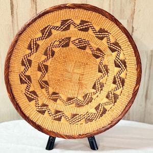 Handwoven Tonga Binga basket mid-century