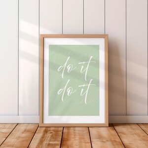 You Can Do It – Digital Poster to Download | Motivational Decoration | Positive Quote About Courage and Ambition