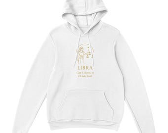 Waage Sternzeichen Hoodie - Astrologie Sweatshirt - Unisex Pullover - Waage Geschenk
