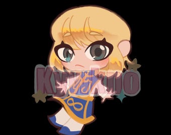 Llavero de doble cara Kurapika HxH