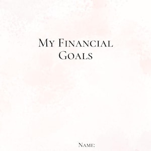 Financial Goals Planner,A4 Printable Money Tracker & Savings Planner,Budgeting Workbook for Financial Freedom,Weekly-Yearly Goals,BudgetPlan