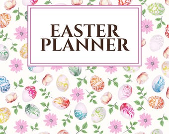 Printable Easter Planner, Egg Hunt, Family Activities (Digital Download)