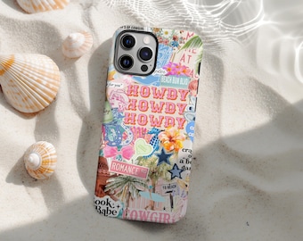 Funda vaquera estilo rodeo campestre, funda vaquera estilo western para iPhone 16, 15, 14, 13, 12 y 11 Pro Max
