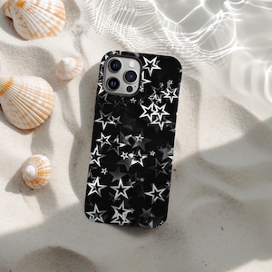 Star Y2K Luxury Girly Aesthetic Personalized Design, iPhone 16 15 14 13 12 11 Pro Max X XS XR for Women Girls Teens