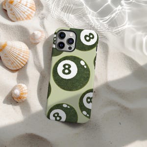 Coquette 8 Ball Y2k Phone Case, Trendy Vintage Aesthetic Phone Cases, iPhone 17 16 15 14 13 12 11 Pro Max