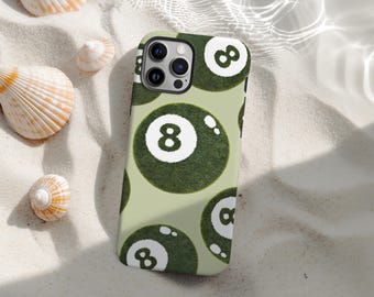 Coquette 8 Ball Y2k Handyhülle, Trendy Vintage Ästhetische Handyhülle, iPhone 17 16 15 14 13 12 11 Pro Max