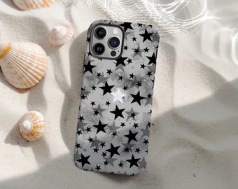Funda resistente Trendy Star Y2K, con estética pixelada para adolescentes, para iPhone 16, 15, 14, 13, 12, 11 Pro Max, X, XS, XR