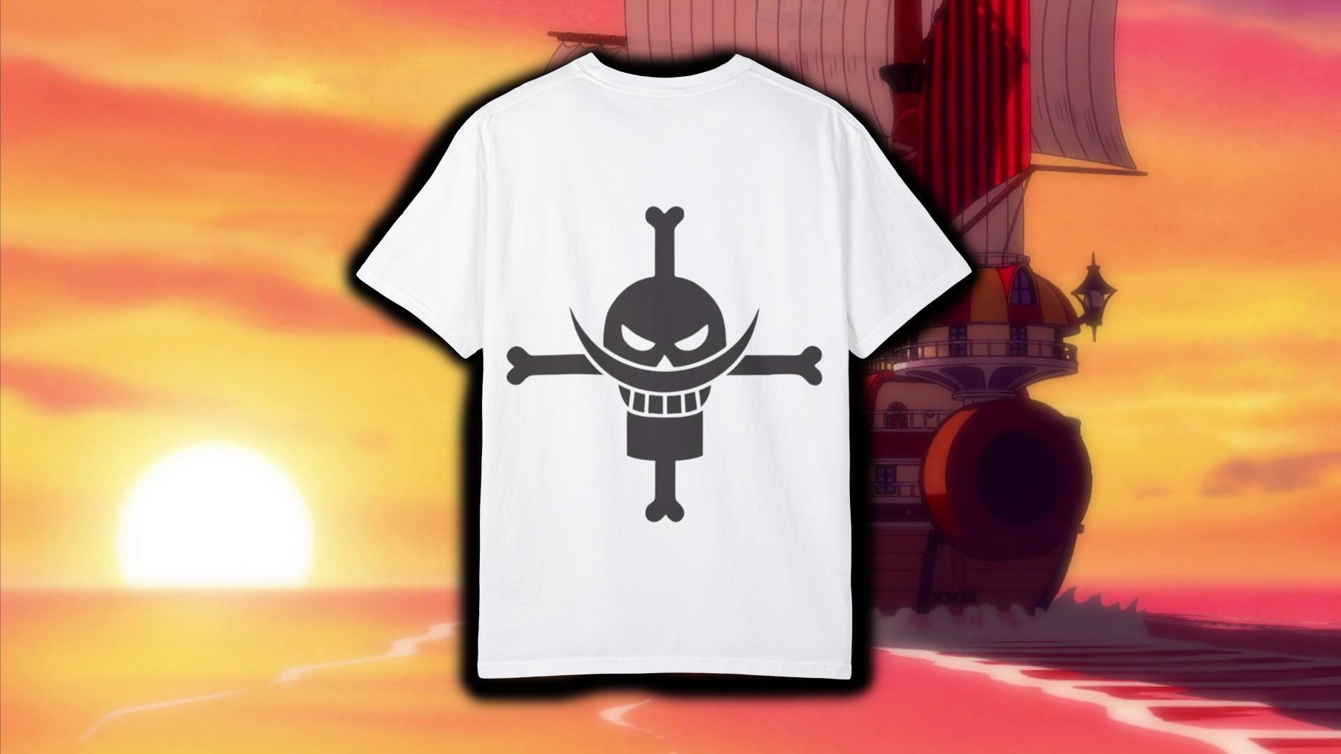 TShirt-People One Whitebeard Flag Men's T-Shirt Black L, Black, L
