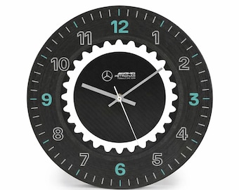 Orologio digitale | Orologio meccanico, file SVG per taglio laser | Design di orologio da parete | File DXF per Glowforge | Progetti per orologio in legno | Download digitale SVG