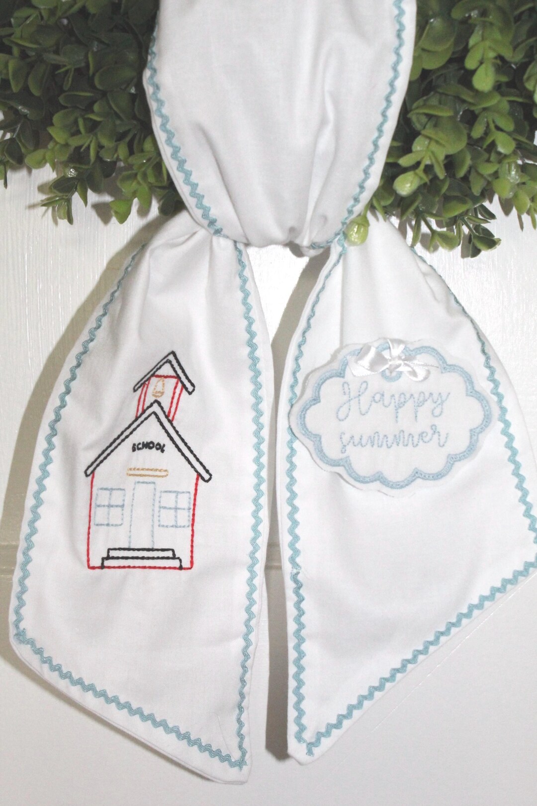 Ric-rac Back to School Interchangeable Wreath Sash - Etsy