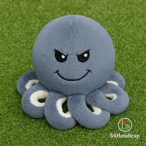 Octopus Golf Head Cover – Polyester with Hair | Plush Driver Cover | Animal Lover Headcover | Golf Gift for Men and Women