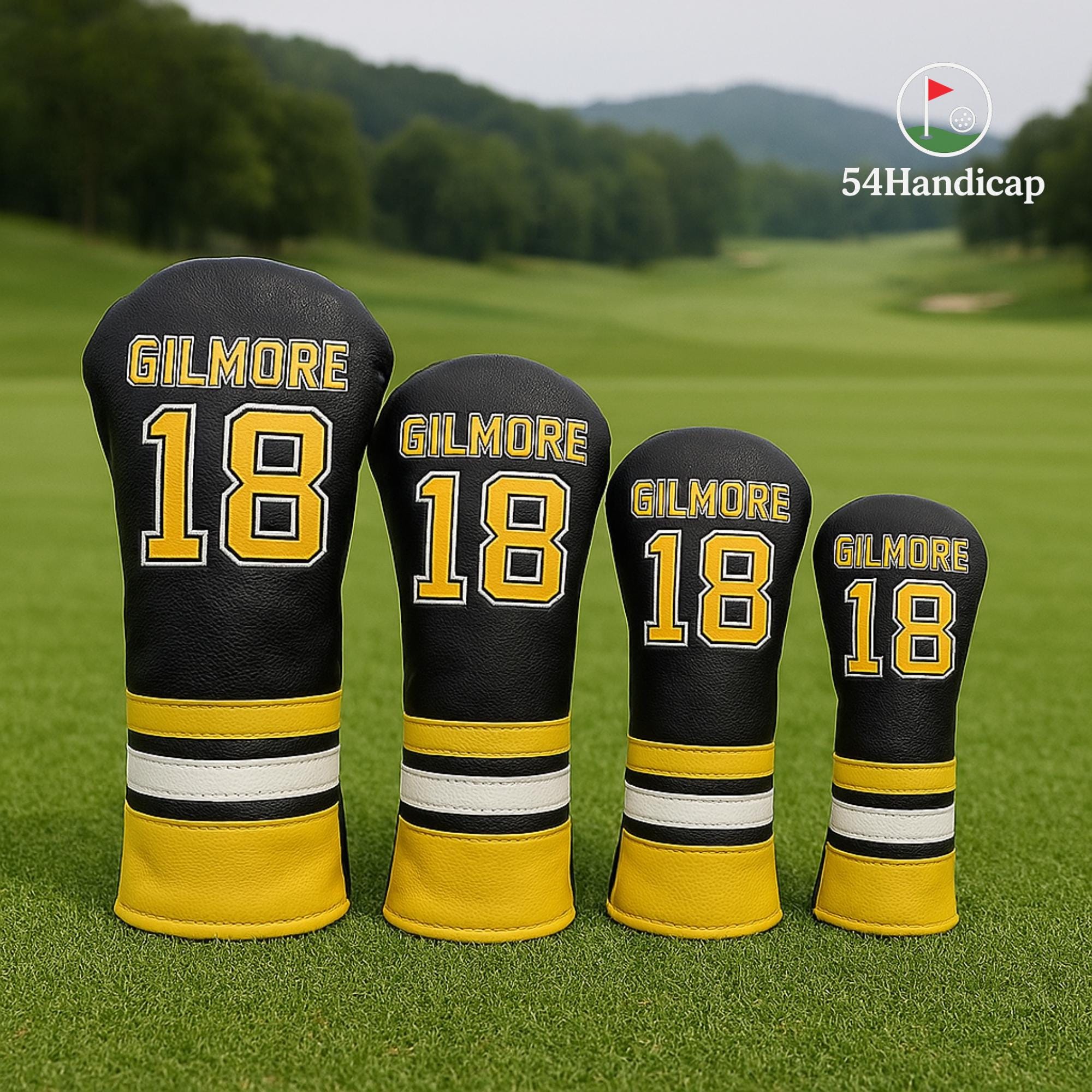 Copricapo Driver Happy Gilmore 18 - Stile Unico Nero/Giallo Taglia L - Foto 6