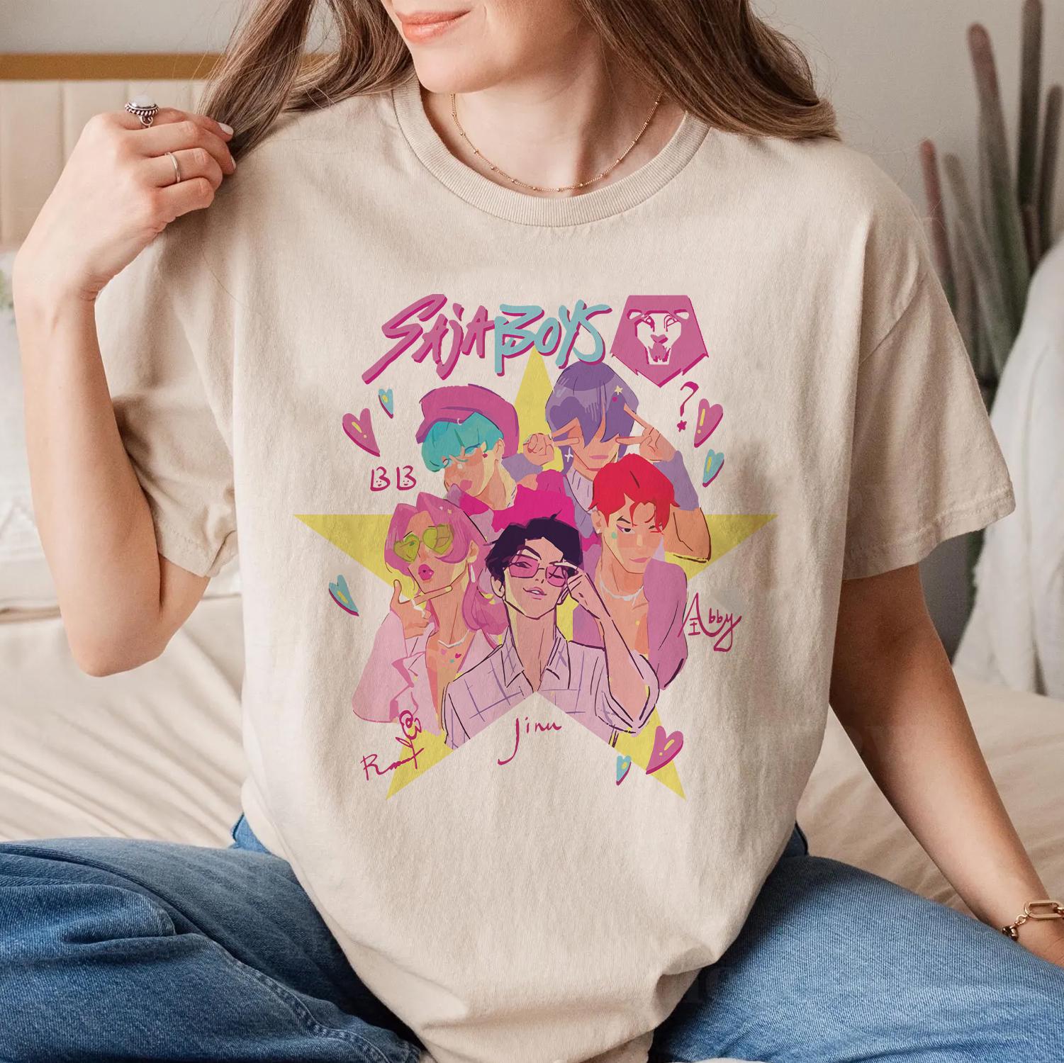 Kpop Saja Boys Shirt, Demon Hunters Shirt, Kpop Demon Merch, Kpop Hunters Shirt